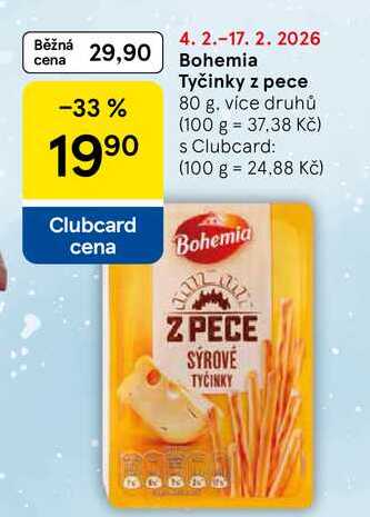 Bohemia Tyčinky z pece, 80 g