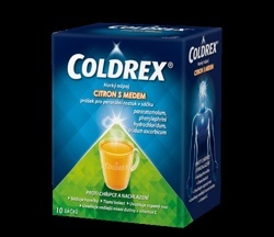 COLDREX Horký nápoj Citron s medem 10 sáčků