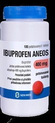 Ibuprofen Aneos 400 mg 100 potahovaných tablet
