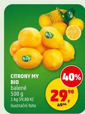 CITRONY MY BIO, 500 g  