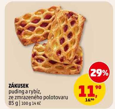 ZÁKUSEK puding a rybíz, 85 g 
