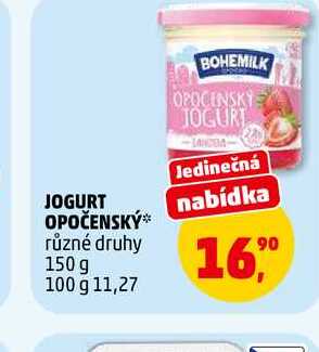 JOGURT OPOČENSKÝ, 150 g 