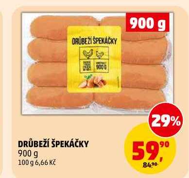 DRŮBEŽÍ ŠPEKÁČKY, 900 g