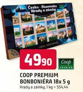 COOP PREMIUM BONBONIÉRA 18x 5 g