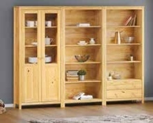 SESTAVA KNIHOVEN TORINO 68070BK, kov. úchytky