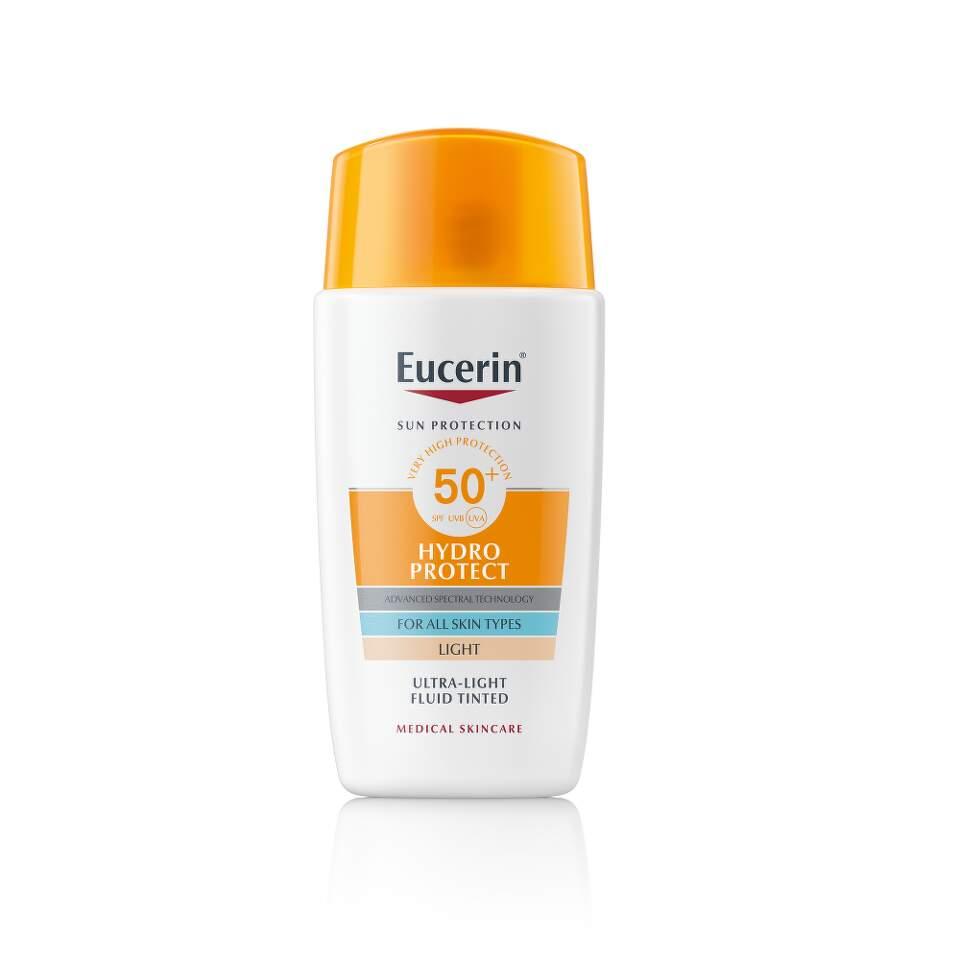 Eucerin Sun Ultra lehký fluid na opalování na obličej Hydro Protect SPF50+ světlý 50ml Lékárna LEMON