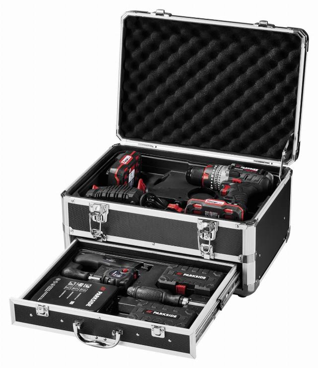 PARKSIDE Sada s aku příklepovým šroub 98dílná