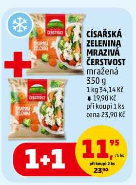 CÍSAŘSKÁ ZELENINA MRAZIVÁ ČERSTVOST, 350 g