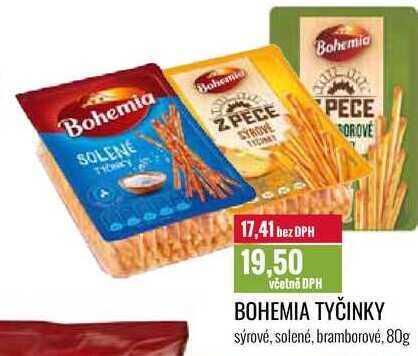 BOHEMIA TYČINKY 80g