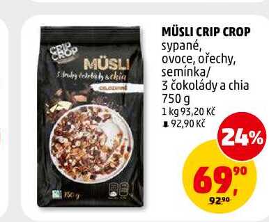 MÜSLI CRIP CROP, 750 g