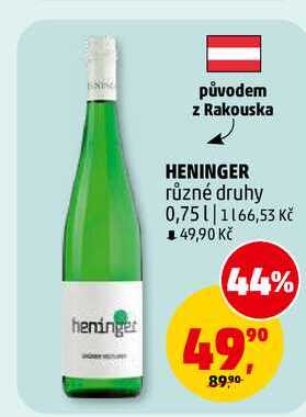 HENINGER, 0,75 l