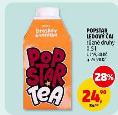 POPSTAR LEDOVÝ ČAJ, 0,5 l