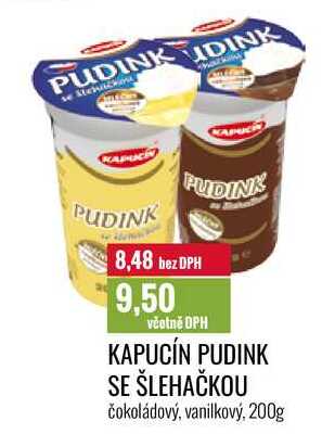 KAPUCÍN PUDINK SE ŠLEHAČKOU 200g