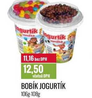 BOBÍK JOGURTÍK 106g-108g 