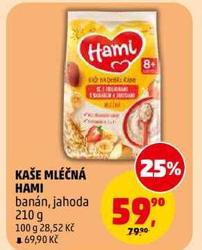 KAŠE MLÉČNÁ HAMI, 210 g
