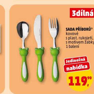 SADA PŘÍBORŮ, 3 dílná