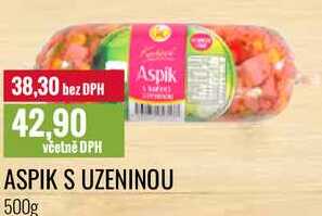 ASPIK S UZENINOU 500g 