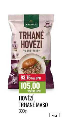 HOVĚZÍ TRHANÉ MASO 300g