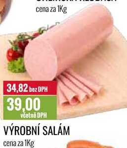VÝROBNÍ SALÁM cena za 1Kg 