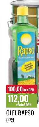OLEJ RAPSO 0,75l