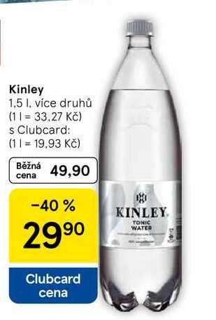 Kinley, 1,5 l, více druhů