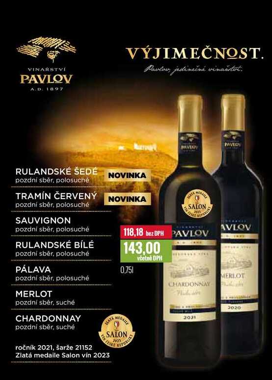 VINAŘSTVÍ PAVLOV 0,75l