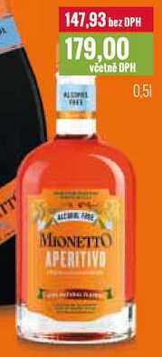 MIONETTO APERITIVO ALKOHOL FREE 0,5l