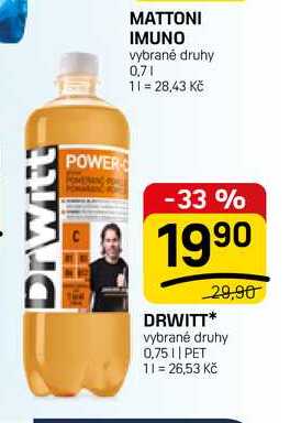 DRWITT vybrané druhy 0,75l