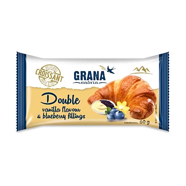 Grana Natura Croissant s vanilkovo borůvkovou náplní
