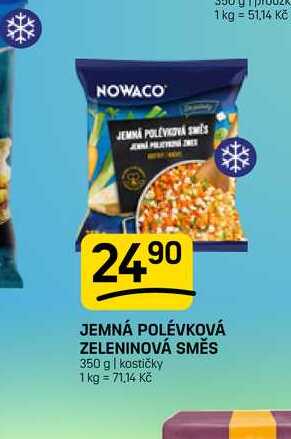 JEMNÁ POLÉVKOVÁ ZELENINOVÁ SMĚS 350 g 