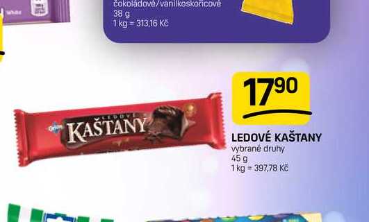 LEDOVÉ KAŠTANY vybrané druhy 45 g