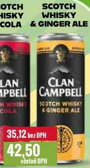 SCOTCH WHISKY COLA & GINGER ALE 250ml