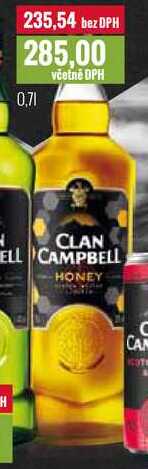 CLAN CAMPBELL HONEY 0,7l