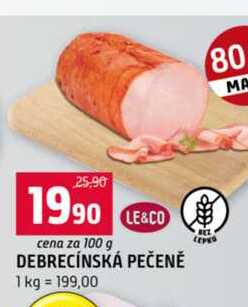 DEBRECÍNSKÁ PEČENĚ 100g