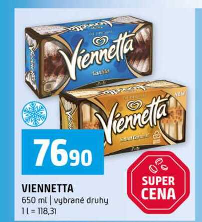 VIENNETTA 650 ml vybrané druhy