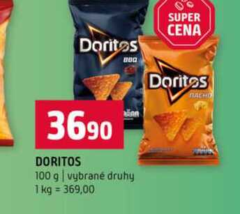 DORITOS 100 g vybrané druhy 