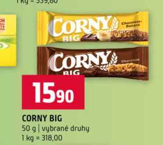 CORNY BIG 50 g vybrané druhy 
