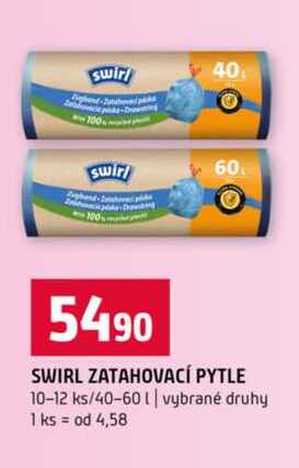 SWIRL ZATAHOVACÍ PYTLE 10-12 ks/40-60 vybrané druhy