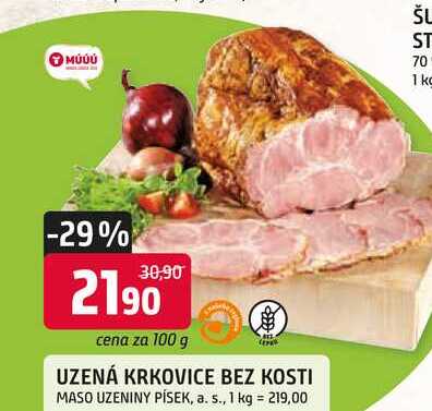 UZENÁ KRKOVICE BEZ KOSTI 100g