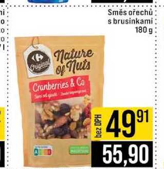 Směs ořechů s brusinkami 180 g 