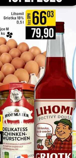 Lihomil Griotka 18% 0,5l