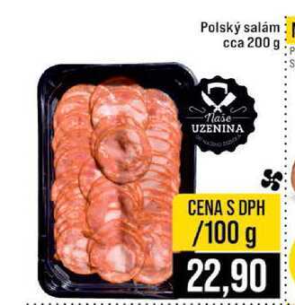 Polský salám cca 200 g 100g