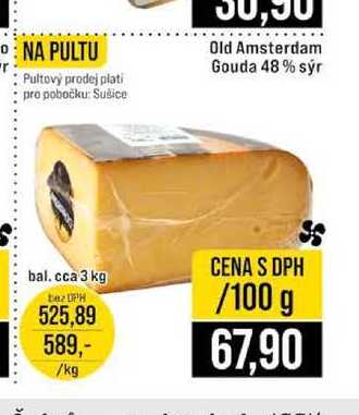 Old Amsterdam Gouda 48% sýr 100g