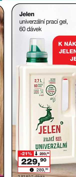 Jelen univerzální prací gel, 60 dávek