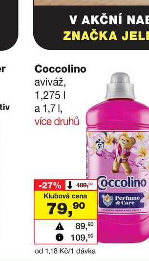 Coccolino aviváž, 1,275l