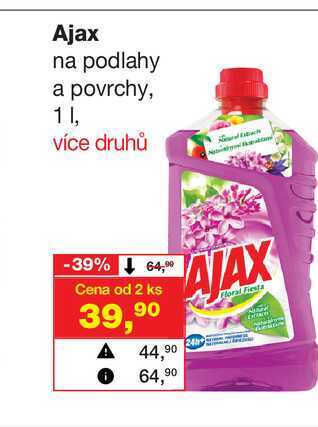 Ajax na podlahy a povrchy, 1l