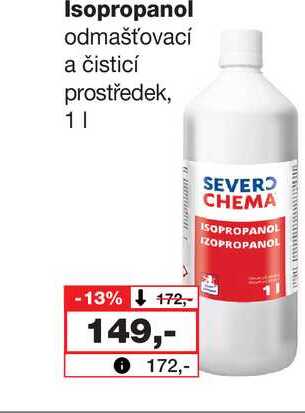 Isopropanol odmašťovací a čisticí prostředek, 1l