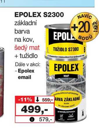 EPOLEX S2300 základní barva na kov 