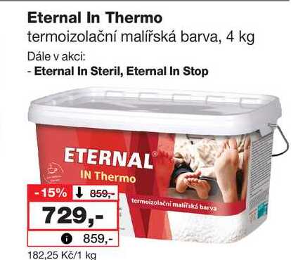 Eternal In Thermo termoizolační malířská barva, 4 kg