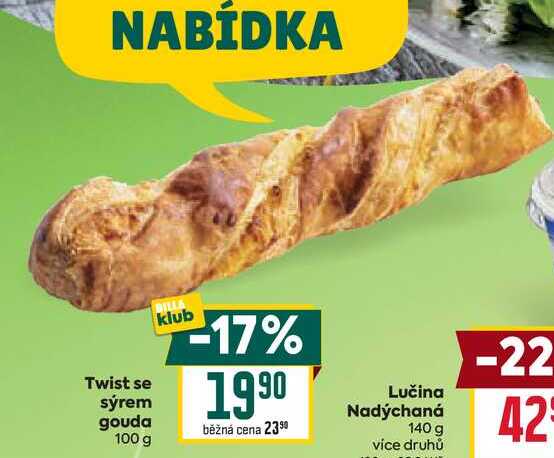 Twist se sýrem gouda 100 g